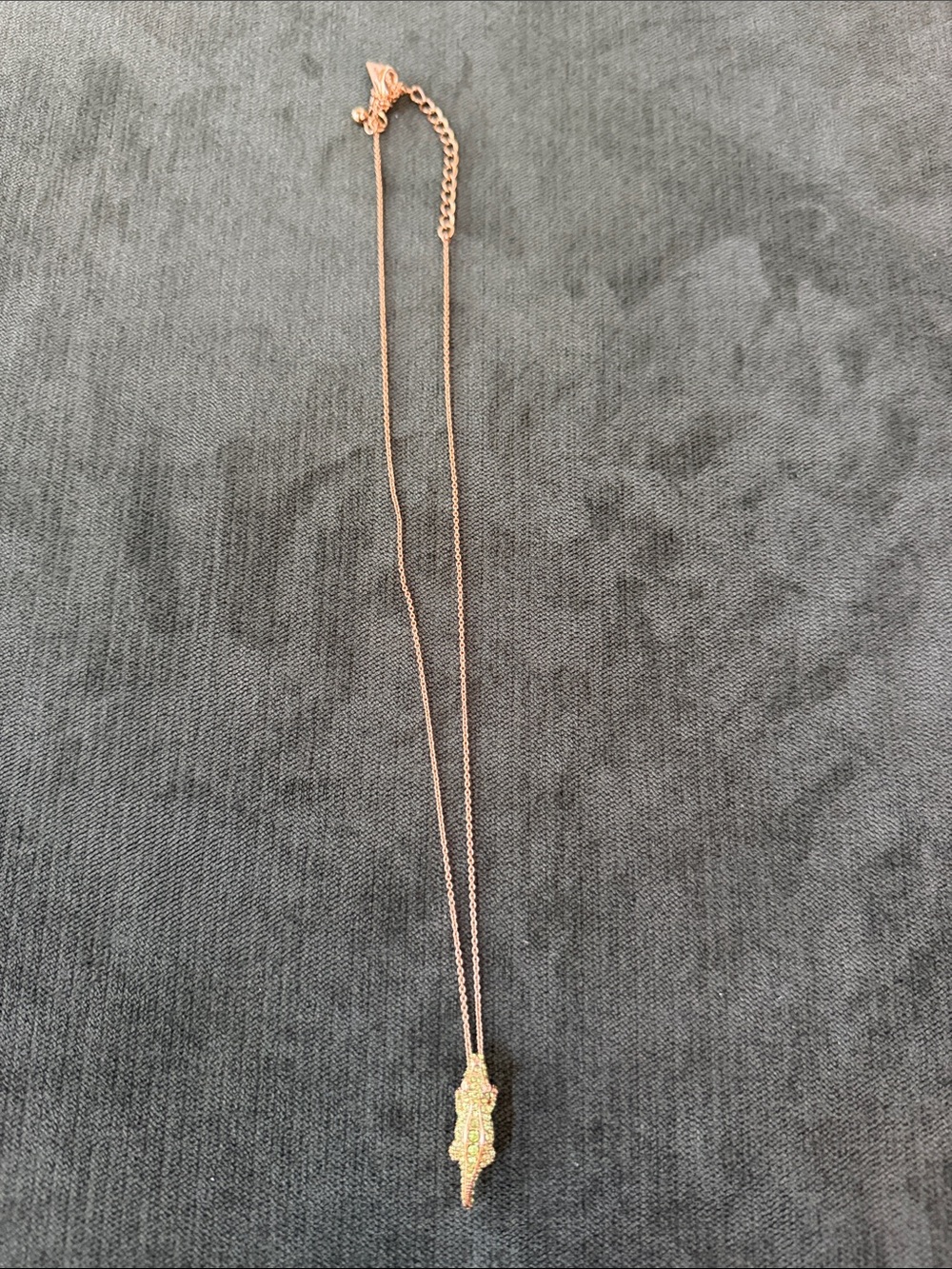 Delicate Gold Alligator Pendant Necklace for Women